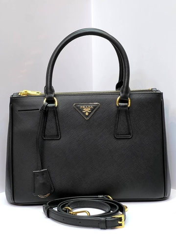 Большая сумка Prada Galleria из сафьяновой кожи