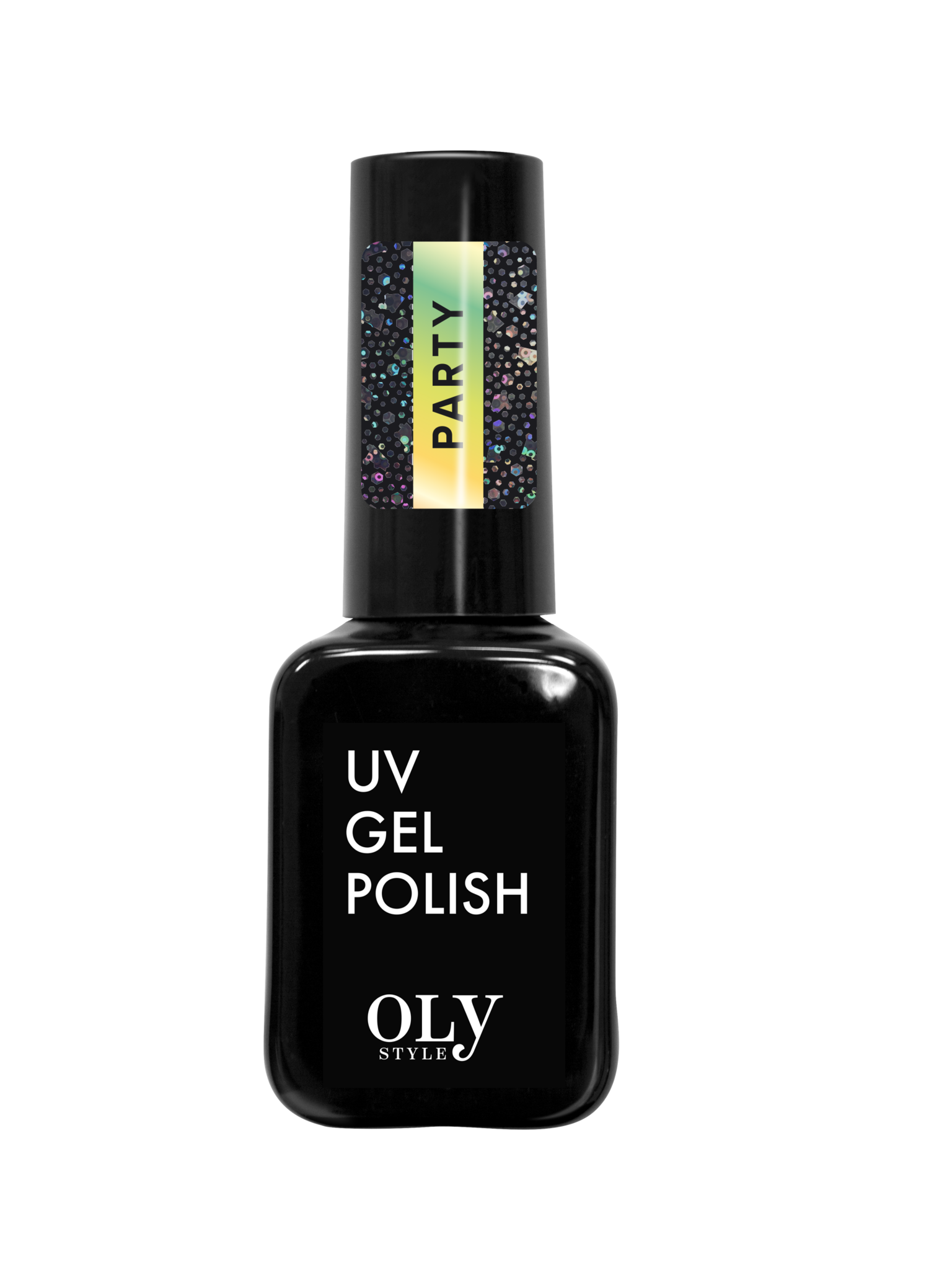 OLYSTYLE Топовое покрытие без липкого слоя Glitter Top Coat тон 05 party