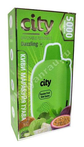 City Dazzling Киви Маракуйя Гуава 5000 затяжек