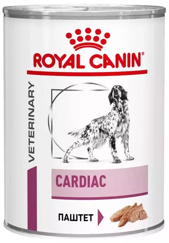Royal Canin Cardiac  Влажный корм для собак при сердечной недостаточности (паштет), 410 г