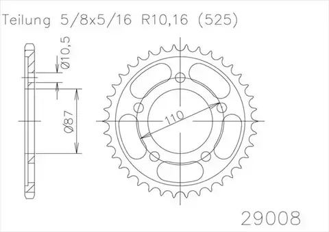 Звезда ведомая 50-29008 44