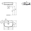 Раковина накладная 62,5х43 см Ideal Standard Dea T044501