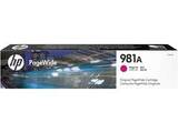 Картридж HP 981A (J3M69A) для PageWide 556dn, 556, 556xh, 586dn, 586, 586f, 586z, пурпурный (6 000 стр.)