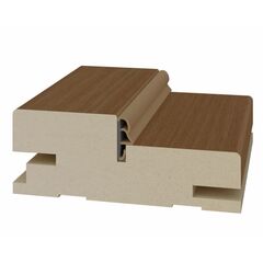 Дверная коробка телескопическая 80х30х2070мм экошпон Орех