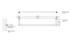 Decor Walther 0520820 Decor Walther Mikado HTE45 Полотенцедержатель 45см, цвет: золото