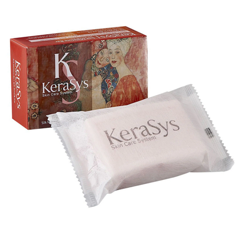 Мыло для лица и тела KERASYS Aekyung New Silk Moisture Bar Soap, 100 гр