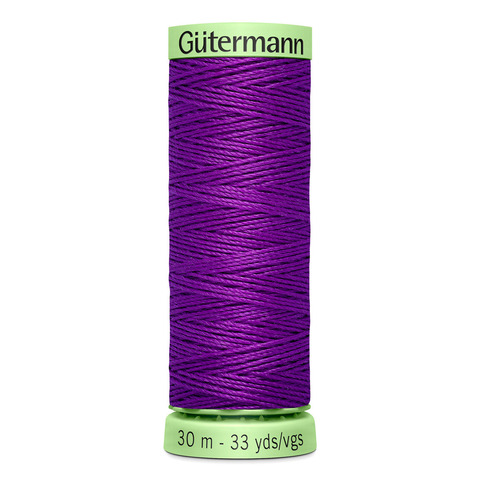 Нить Top Stitch 30/30 м для декоративной отстрочки, Gutermann, 392 фиолетовый джинс