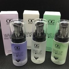 OG-FS5280 Праймер-основа для макияжа Mineral Primer, Green зеленая, в стеклянной тубе