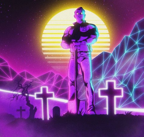 Альбом стикеров RETROWAVE