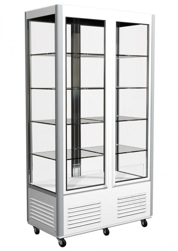 Шкаф холодильный POLUS D4 VM 800-1 (R800C) (цвет по схеме, 2 дв,решетки)
