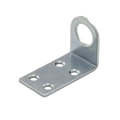 70-0-355 Проушина загнутая оцинкованная, 30Х57х40мм (Россия)
