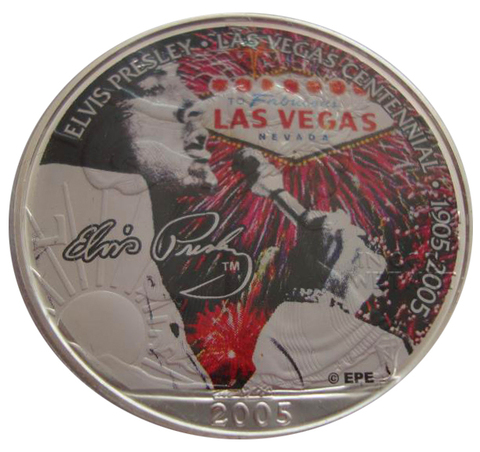 1 доллар. Свобода Элвис Пресли Лас-Вегас. США. 2005 год.