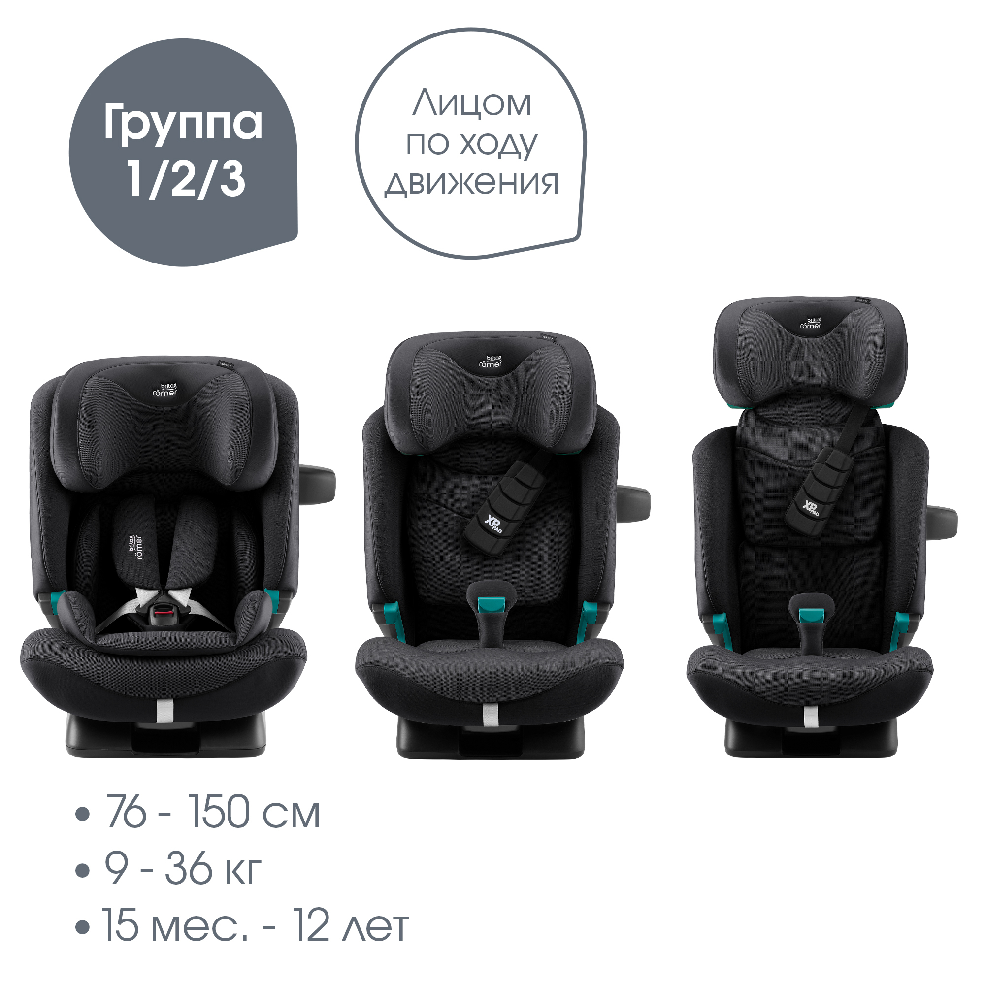 Britax Roemer ADVANSAFIX PRO Style | Carbon Black