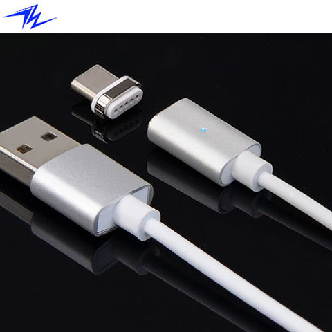 Магнитный кабель для передачи данных и зарядки электронных устройств с разъемом USB Type-C