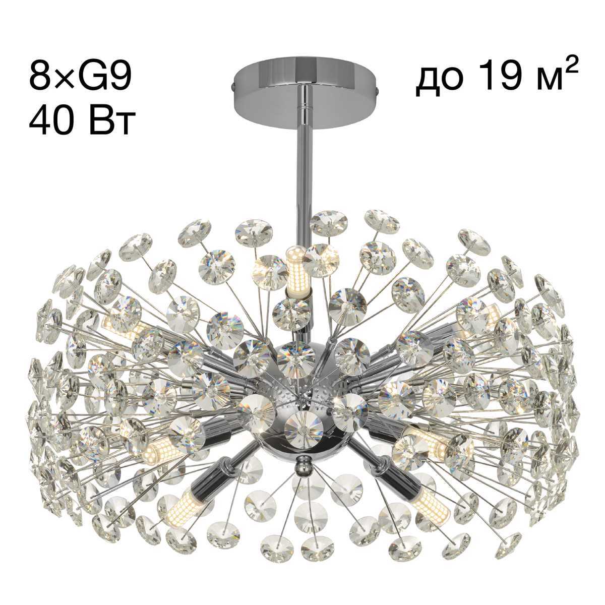 Потолочная люстра Citilux Eletto Betsy EL322CA08.1