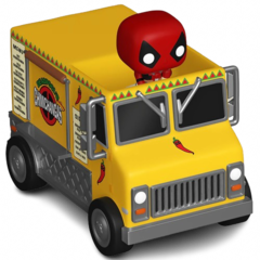 Фигурка Funko Bitty POP! Rides Marvel Deadpool Deadpool's Chimichanga Truck