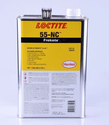 Loctite Frekote NC-55 (Локтайт NC-55) - полимерная смазка для форм на основе растворителя - 3,78 л