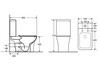 Aquatek AQ4411-00 AQ4411-00 Унитаз напольный, безободковый Aquatek Optima Square 665x345x775