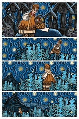 Василиса и Баба Яга. Вещий сон