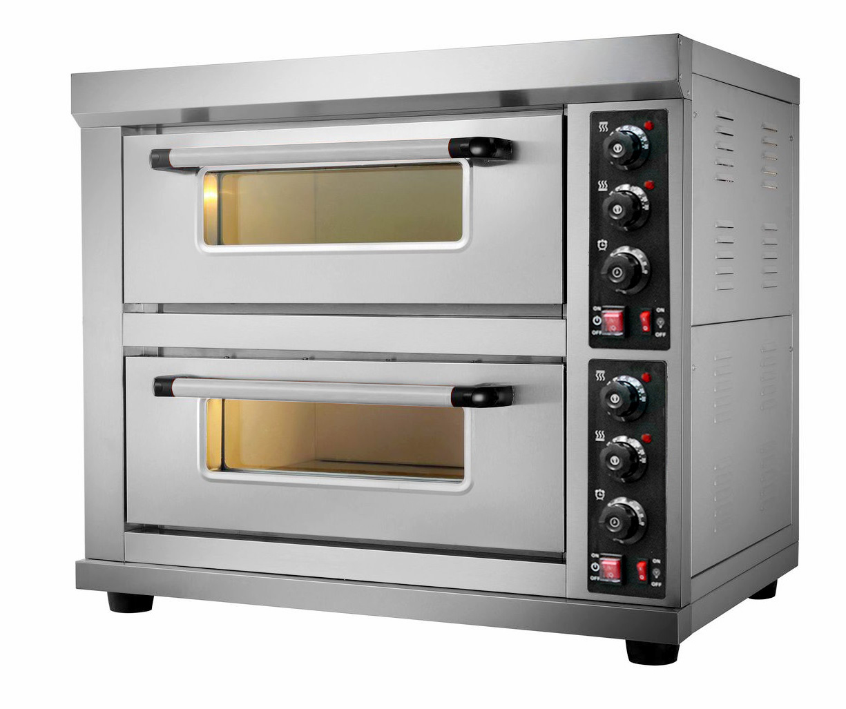 Печь статическая Kocateq EBO 2/60x40ECO 2-камерная с подом 61*42 см