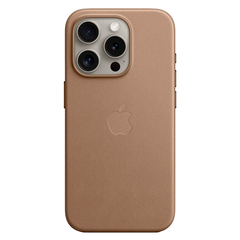 Тканевый чехол с поддержкой MagSafe Apple FineWoven Case для iPhone 15 Pro, Taupe (Светло-бежевый)