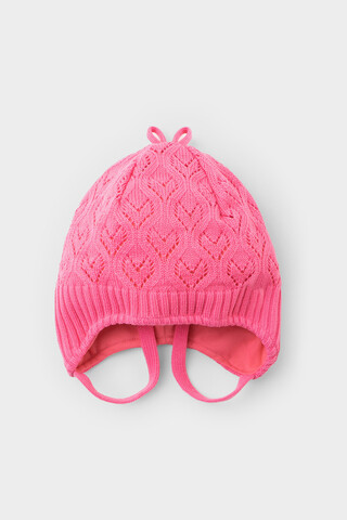 шапка  для девочки  КВ 20341/1/насыщенный коралл