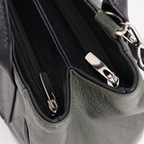 Сумка Саломея 472 македония оливковый + черный