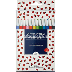 Фломастеры 12 цветов 