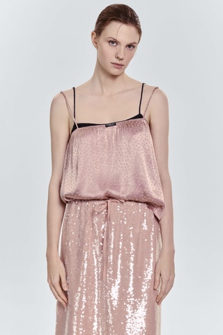 Топ бельевой из атласа