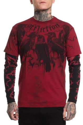 Футболка лонгслив Crows 2fer Affliction