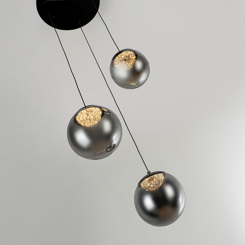 Подвесной светодиодный светильник Modelux ML.2338.3R BK