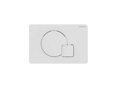 Aquatek KDI-0000066 KDI-0000066(QA) Панель смыва Белый глянец (клавиши круг/квадрат), 162*244 мм фото