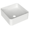 Aqueduto ESP0320 AQD ESPIRAL Раковина накладная квадратная 370*370, белый матовый