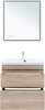 Aquanet 345801 Тумба с раковиной Нота new 75 напольная 2 ящ. цв.дуб светлый (345801)