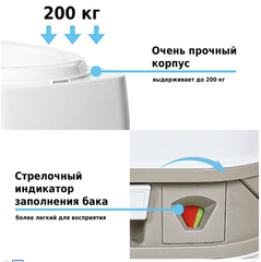 Биотуалет Lupmex 79122P 18л с индикатором, с пробниками гранул