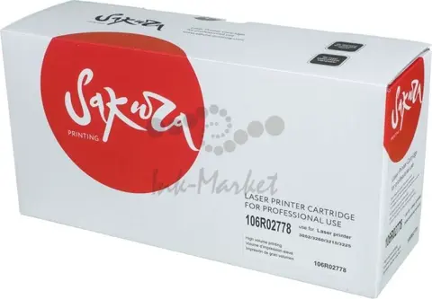 Картридж Sakura 106R02778 для XEROX, черный, 3000 к.