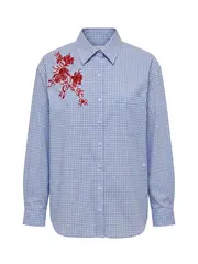 Рубашка АУРА, голубой