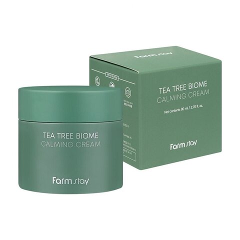 Farm Stay Tea Tree Biome Calming Cream успокаивающий крем с экстрактом чайного дерева