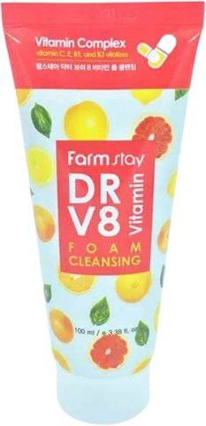 Farmstay Dr-V8 Пенка с комплексом витаминов Dr-V8 Vitamin Foam Cleansing