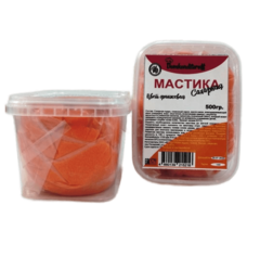 Мастика на какао масле Domkonditeroff 0.5 кг ОРАНЖЕВАЯ