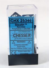 Chessex 7-dice set Stealth
