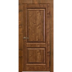 Купить Межкомнатная дверь экошпон Сибирь 42002 орех натуральный глухая
