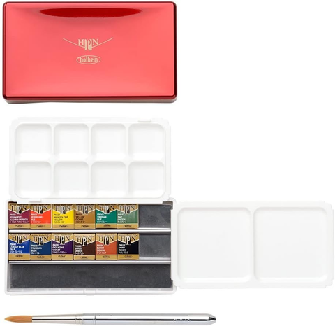 Holbein Artist's Watercolors Set of 12 Half-Pans