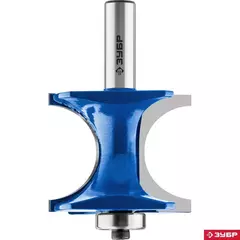 ЗУБР 54 x 51 мм, радиус 12.7 мм, фреза полустержневая с подшипником, Профессионал (28722-54)