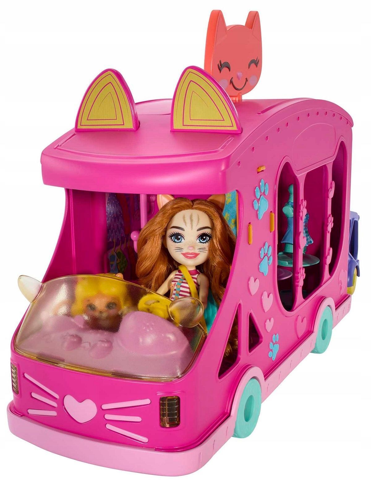 Кукла Enchantimals Mattel - Мобильная студия моды с куклой и прицепом для  домашних животных HPB34 купить в Москве | Доставка по России.