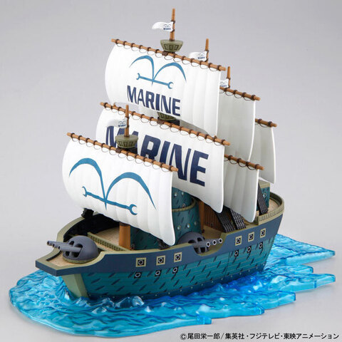 One Piece Grand Ship Collection Marine Warship (сборная модель) (БАМП!)