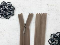 Молнии потайные, L 20 см, кофейно-коричневый