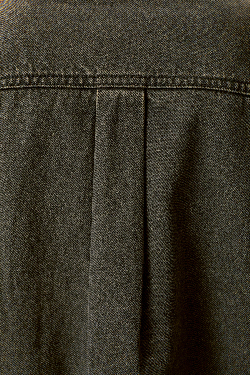 Черная винтажная джинсовая рубашка Votus