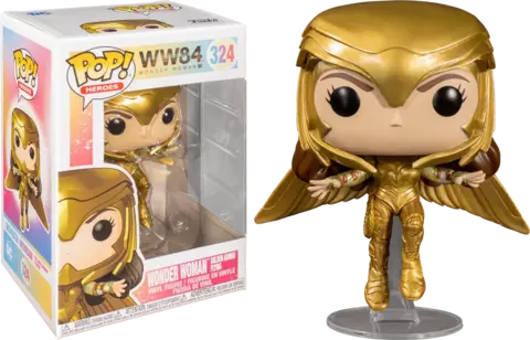 Funko POP! DC. Wonder Woman 84: Wonder Woman Golden Armor Flying (324) (Бамп)