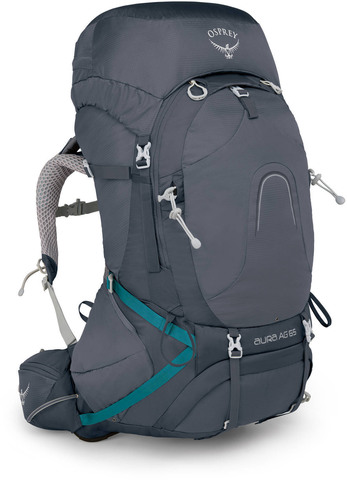 Картинка рюкзак туристический Osprey Aura Ag 65 Vestal Grey - 1